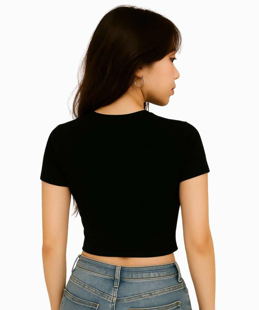 Women's Summer Crew Neck Slim T-Shirt