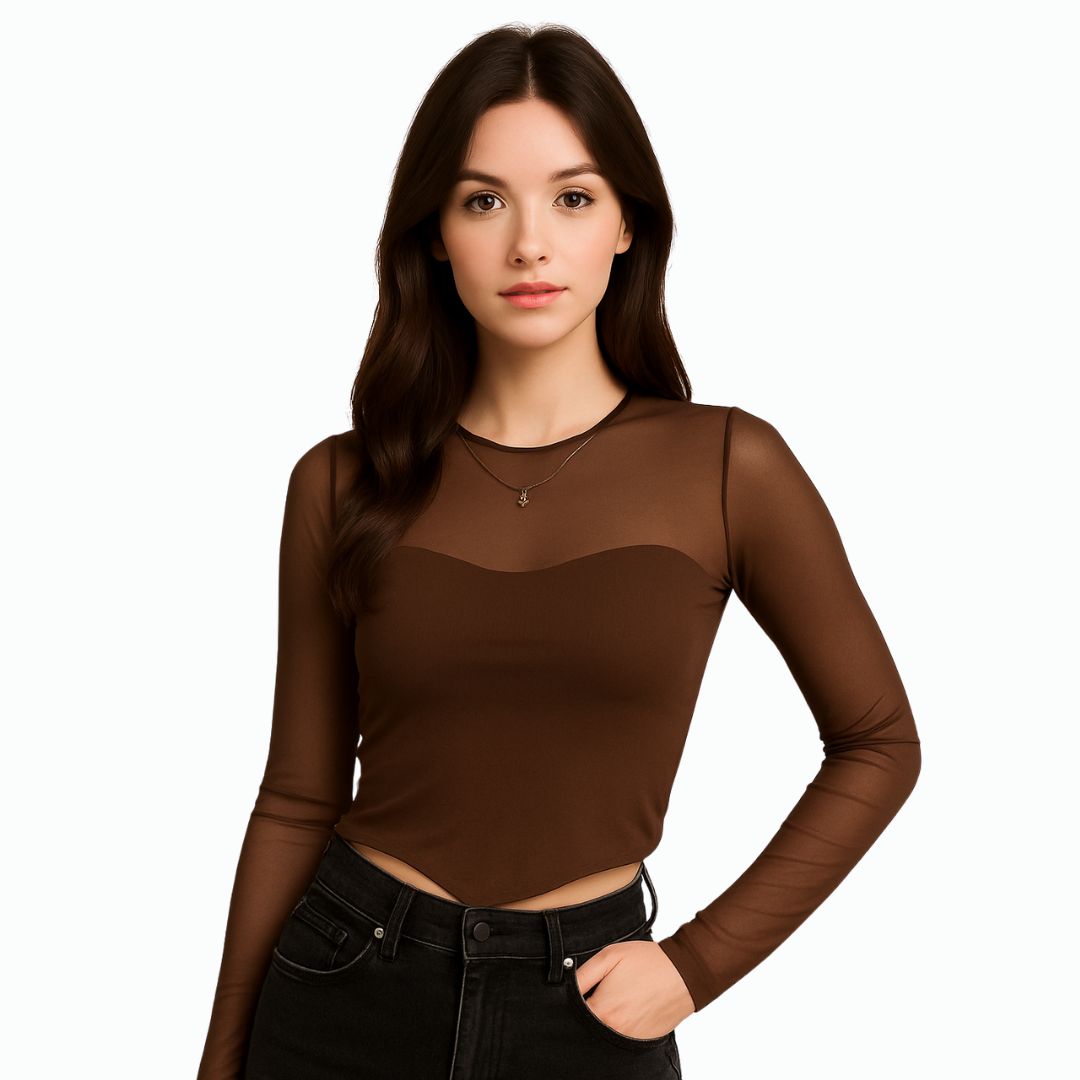 T-Shirt Women Patchwork Basics Long Sleeve